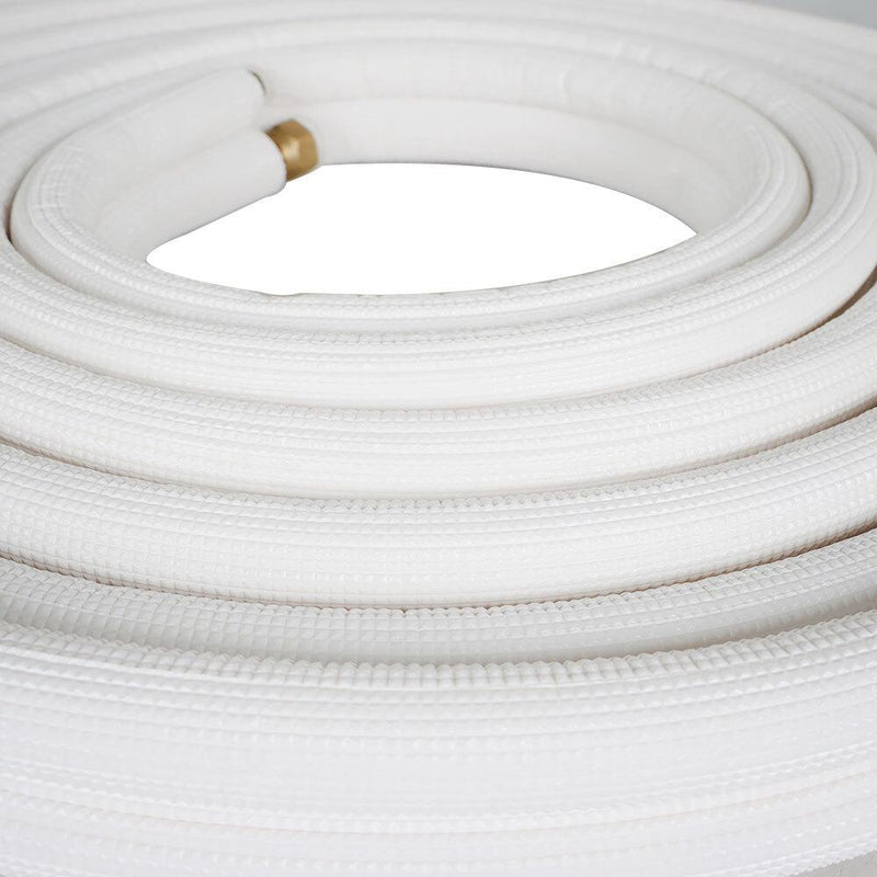 DURAFORCE 25 Feet 1/4"-1/2" Dia. Cooling Connection Pipe For Mini Split Heat Pump Systems