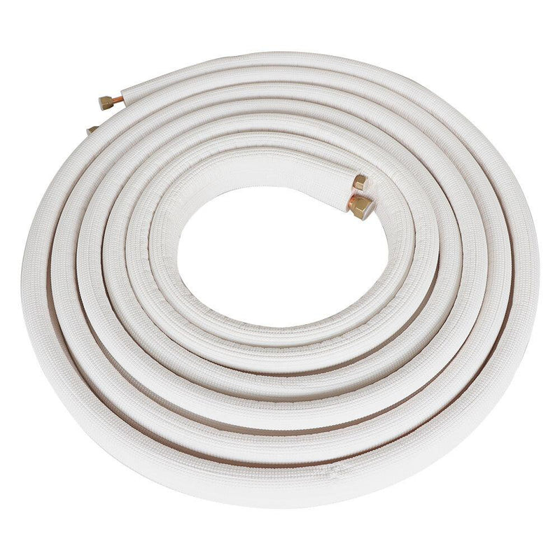 DURAFORCE 25 Feet 1/4"-1/2" Dia. Cooling Connection Pipe For Mini Split Heat Pump Systems