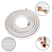 DURAFORCE 25 Feet 1/4"-1/2" Dia. Cooling Connection Pipe For Mini Split Heat Pump Systems