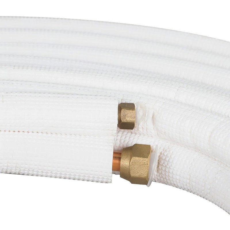 DURAFORCE 25 Feet 1/4"-1/2" Dia. Cooling Connection Pipe For Mini Split Heat Pump Systems