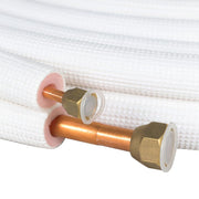 DURAFORCE 25 Feet 1/4"-1/2" Dia. Cooling Connection Pipe For Mini Split Heat Pump Systems