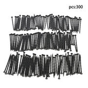 DURAFORCE 300 Pcs Plastic Spikes 8 Inch Landscape Edging Anchoring Garden Stakes Lawn Yard