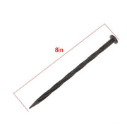 DURAFORCE 300 Pcs Plastic Spikes 8 Inch Landscape Edging Anchoring Garden Stakes Lawn Yard