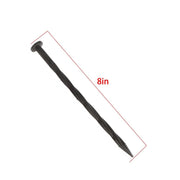 DURAFORCE 300 Pcs Plastic Spikes 8 Inch Landscape Edging Anchoring Garden Stakes Lawn Yard