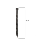 DURAFORCE 300 Pcs Plastic Spikes 8 Inch Landscape Edging Anchoring Garden Stakes Lawn Yard