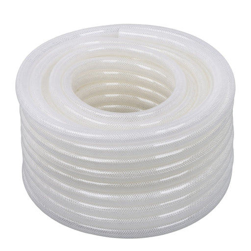 DURAFORCE 1/2" ID 3/4" OD 100ft Flexible PVC Hose, Heavy Duty Reinforced Braided