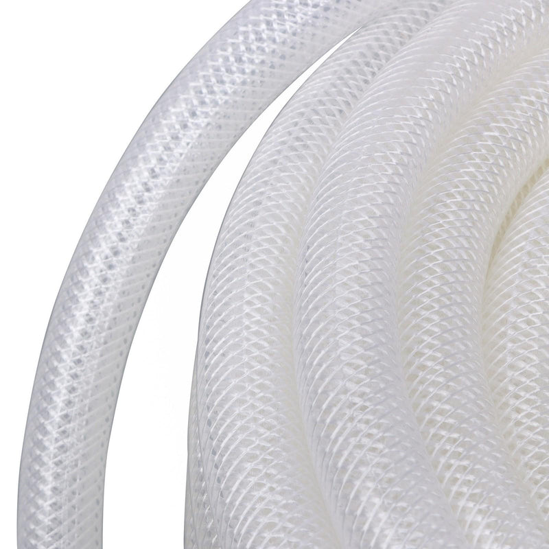 DURAFORCE 1/2" ID 3/4" OD 100ft Flexible PVC Hose, Heavy Duty Reinforced Braided
