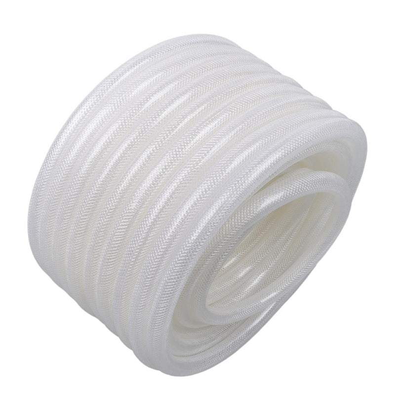 DURAFORCE 1/2" ID 3/4" OD 100ft Flexible PVC Hose, Heavy Duty Reinforced Braided