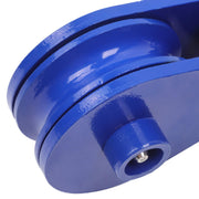 DURAFORCE 2 ton Snatch Block with Hook(2 Pack) 3" Sheave 3/8 Inch Wire Rope Snatch Pulley