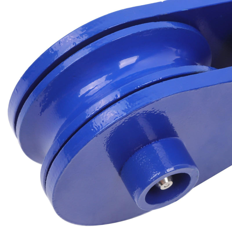 DURAFORCE 2 ton Snatch Block with Hook(2 Pack) 3" Sheave 3/8 Inch Wire Rope Snatch Pulley