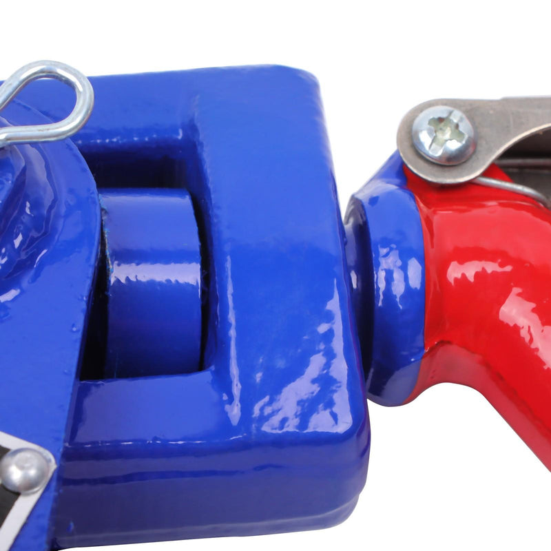 DURAFORCE 2 ton Snatch Block with Hook(2 Pack) 3" Sheave 3/8 Inch Wire Rope Snatch Pulley