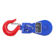 DURAFORCE 2 ton Snatch Block with Hook(2 Pack) 3" Sheave 3/8 Inch Wire Rope Snatch Pulley