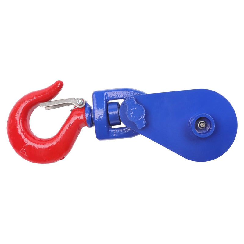 DURAFORCE 2 ton Snatch Block with Hook(2 Pack) 3" Sheave 3/8 Inch Wire Rope Snatch Pulley