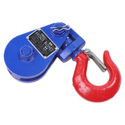 DURAFORCE 2 ton Snatch Block with Hook(2 Pack) 3" Sheave 3/8 Inch Wire Rope Snatch Pulley