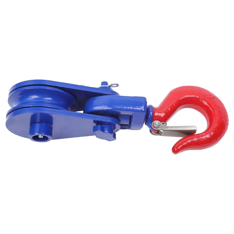 DURAFORCE 2 ton Snatch Block with Hook(2 Pack) 3" Sheave 3/8 Inch Wire Rope Snatch Pulley