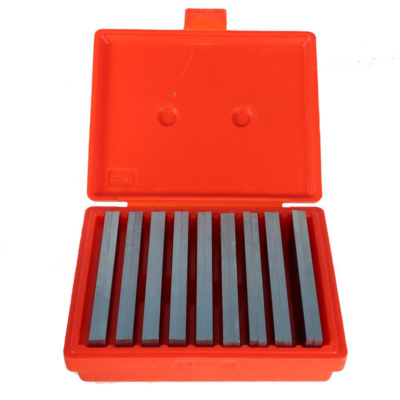 DURAFORCE Steel Parallel Set 9 pairs 1/4 inch Thick 6 inch Long 0.0002-inch Precision