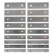 DURAFORCE Steel Parallel Set 9 pairs 1/4 inch Thick 6 inch Long 0.0002-inch Precision
