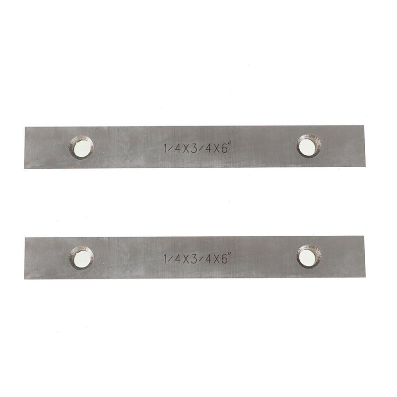 DURAFORCE Steel Parallel Set 9 pairs 1/4 inch Thick 6 inch Long 0.0002-inch Precision