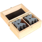 DURAFORCE Multi-Use 2-3/8"x2-3/4"x2" V-Block and Clamp Set Hardened Steel Precision 2 Pack