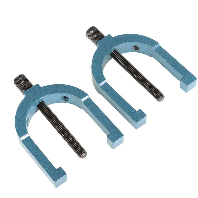 DURAFORCE Multi-Use 2-3/8"x2-3/4"x2" V-Block and Clamp Set Hardened Steel Precision 2 Pack