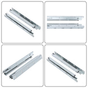 DURAFORCE 18 Inch Concealed Drawer Slides Undermount Soft Close Full Extension