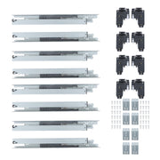 DURAFORCE 18 Inch Concealed Drawer Slides Undermount Soft Close Full Extension