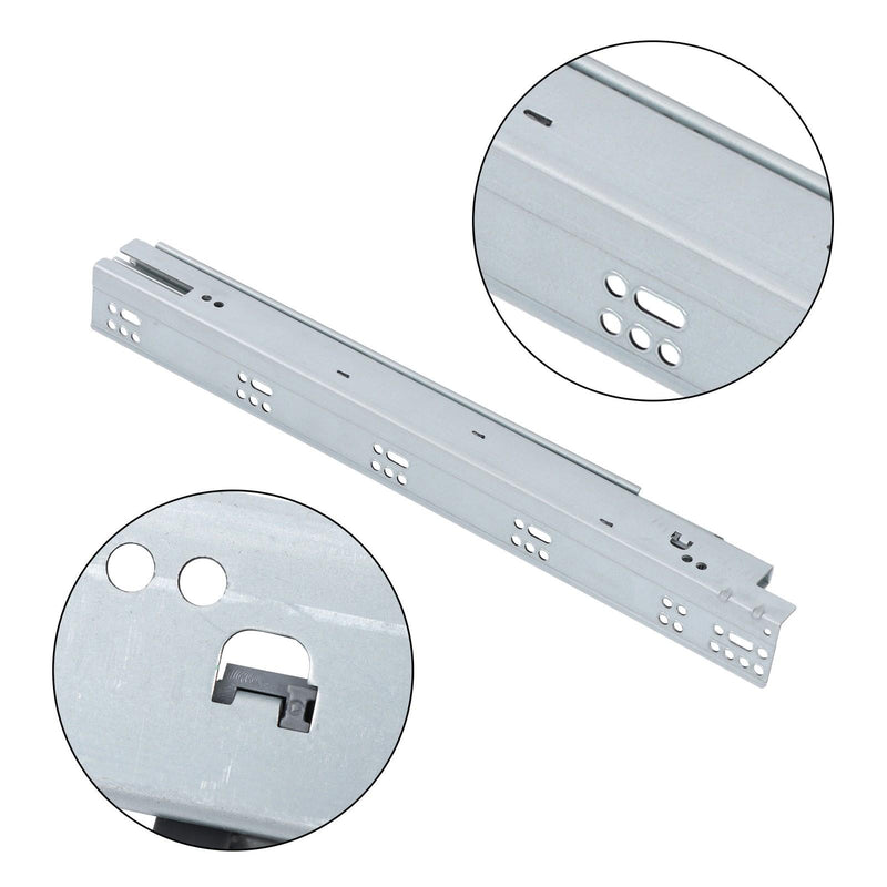DURAFORCE 18 Inch Concealed Drawer Slides Undermount Soft Close Full Extension