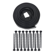 DURAFORCE 40FT 1.7" Garden Landscape Edging No Dig Lawn Edging Border With 16 8-In Spikes