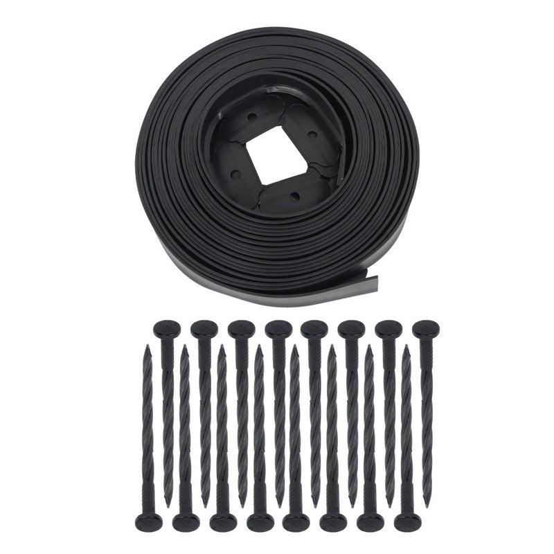 DURAFORCE 40FT 1.7" Garden Landscape Edging No Dig Lawn Edging Border With 16 8-In Spikes