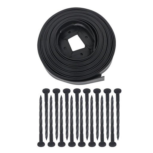 DURAFORCE 40FT 1.7" Garden Landscape Edging No Dig Lawn Edging Border With 16 8-In Spikes