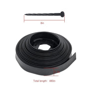 DURAFORCE 40FT 1.7" Garden Landscape Edging No Dig Lawn Edging Border With 16 8-In Spikes