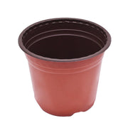 DURAFORCE 200 Pack 20.5x18x15cm Plastic Plant Flower Pots Nursery Seedlings Growing Pot