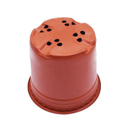 DURAFORCE 200 Pack 20.5x18x15cm Plastic Plant Flower Pots Nursery Seedlings Growing Pot