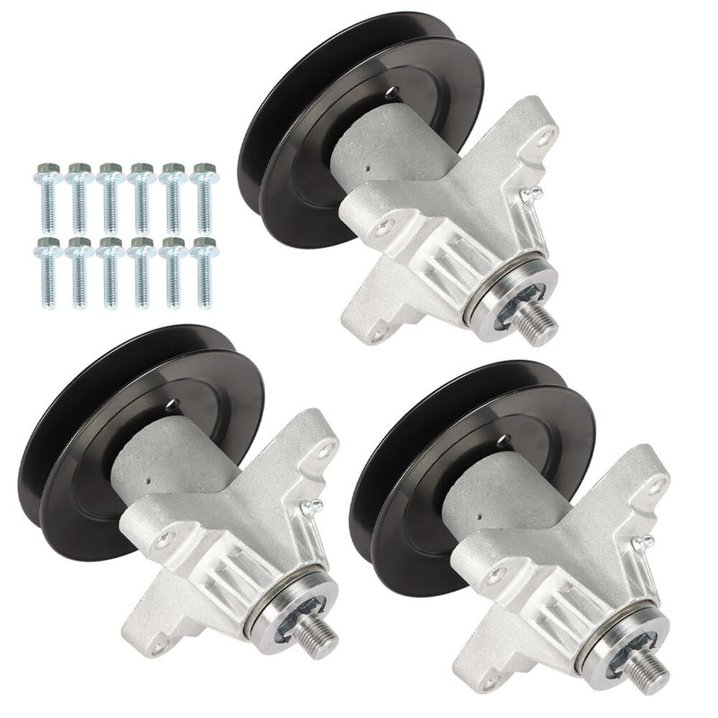 DURAFORCE 3x Spindle Assembly For Cub Cadet MTD Troy Bilt 50” 54” 918-04126 618-04125A