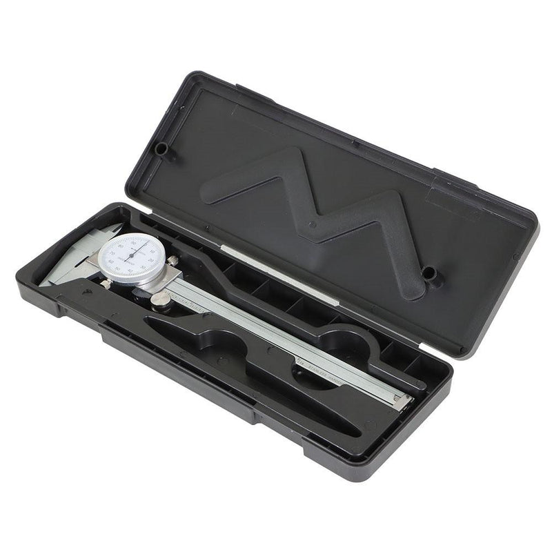 DURAFORCE 3 Pack Stainless Steel Dial Caliper Shockproof Of Gauge 0.001" Accuracy 6 Inch