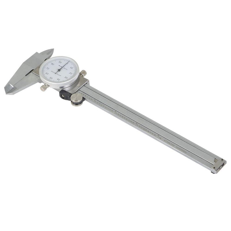 DURAFORCE 3 Pack Stainless Steel Dial Caliper Shockproof Of Gauge 0.001" Accuracy 6 Inch