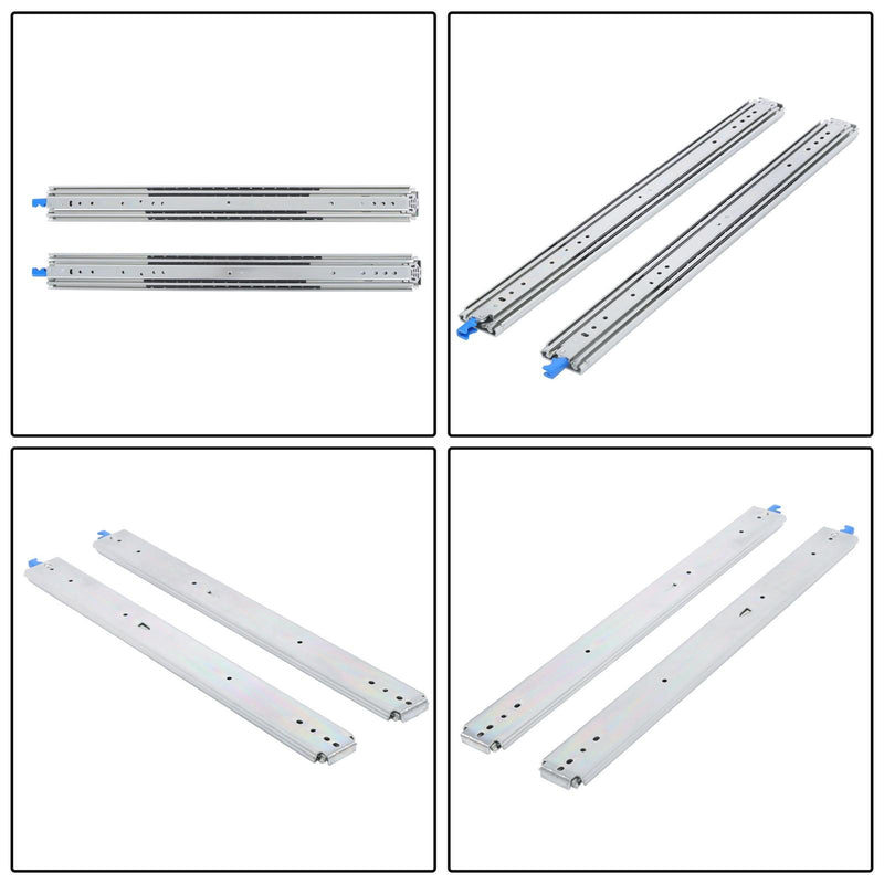 DURAFORCE 30" Commercial Drawer Slides 500lb - Locking Ball Bearing Full Extension