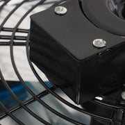 DURAFORCE Aluminum 12" Wall Mounted Shutter Exhaust Fan High Speed With Controller 1620RPM