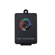 DURAFORCE Aluminum 12" Wall Mounted Shutter Exhaust Fan High Speed With Controller 1620RPM