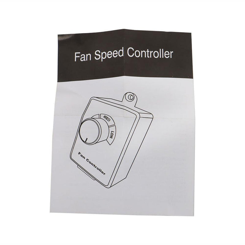 DURAFORCE Aluminum 12" Wall Mounted Shutter Exhaust Fan High Speed With Controller 1620RPM