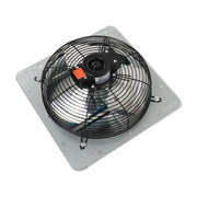 DURAFORCE Aluminum 12" Wall Mounted Shutter Exhaust Fan High Speed With Controller 1620RPM