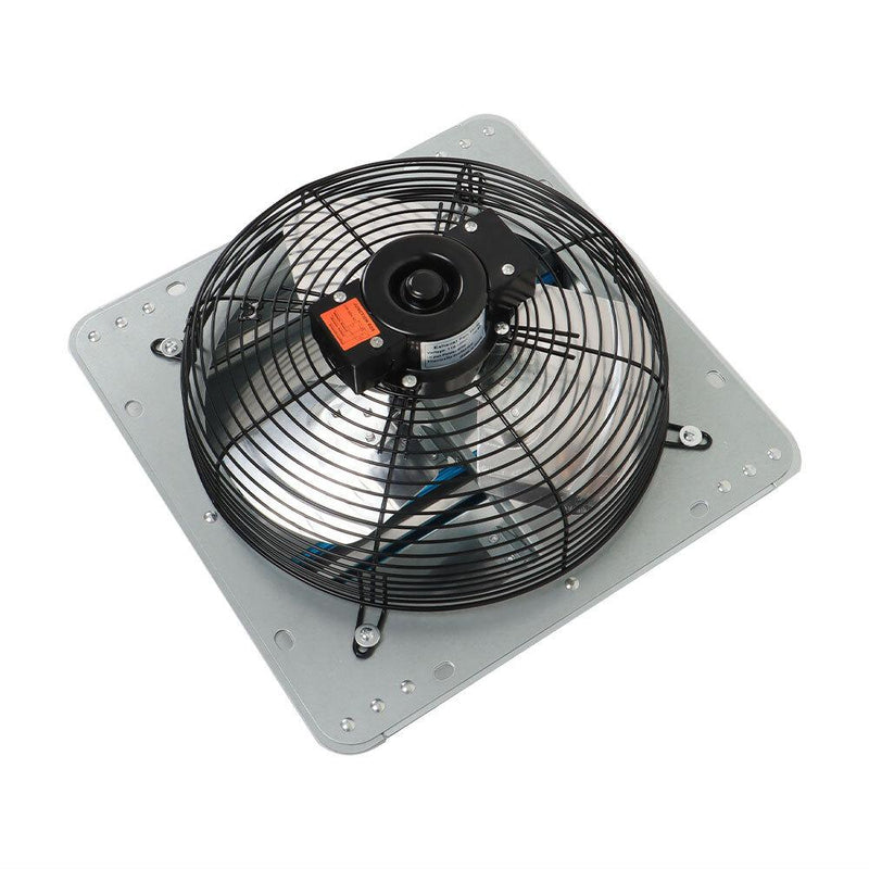 DURAFORCE Aluminum 12" Wall Mounted Shutter Exhaust Fan High Speed With Controller 1620RPM