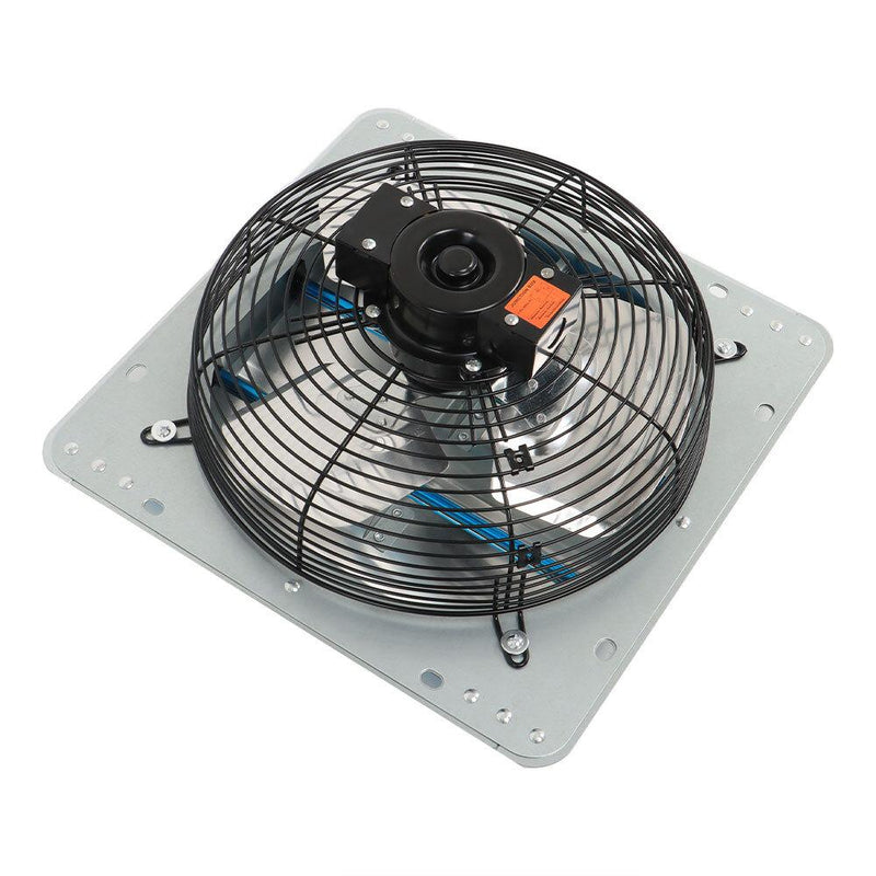 DURAFORCE Aluminum 12" Wall Mounted Shutter Exhaust Fan High Speed With Controller 1620RPM
