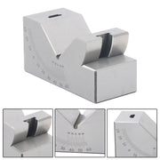 DURAFORCE 4”x1-13/16" Precision Angle Block with 0-60° V Groove for Machining