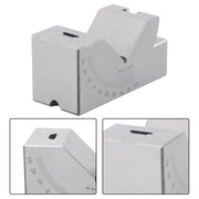 DURAFORCE 4”x1-13/16" Precision Angle Block with 0-60° V Groove for Machining