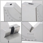 DURAFORCE 4”x1-13/16" Precision Angle Block with 0-60° V Groove for Machining