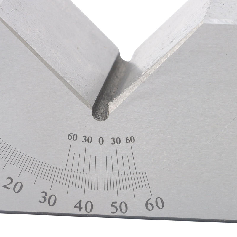 DURAFORCE 4”x1-13/16" Precision Angle Block with 0-60° V Groove for Machining