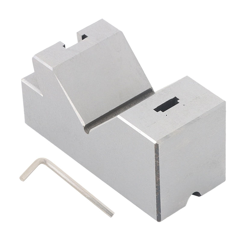 DURAFORCE 4”x1-13/16" Precision Angle Block with 0-60° V Groove for Machining