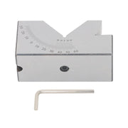 DURAFORCE 4”x1-13/16" Precision Angle Block with 0-60° V Groove for Machining