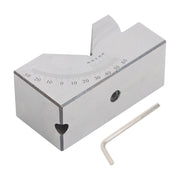 DURAFORCE 4”x1-13/16" Precision Angle Block with 0-60° V Groove for Machining